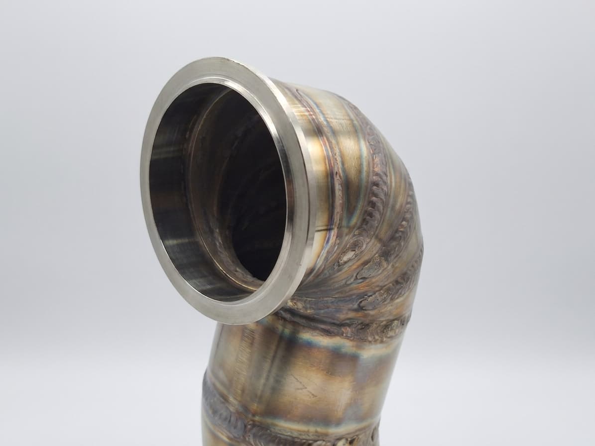 EFR T25 downpipe — Inlet detail