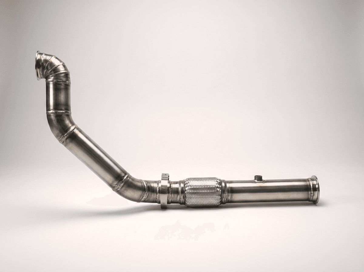 EFR T4 Twin Scroll downpipe — 3" V-band