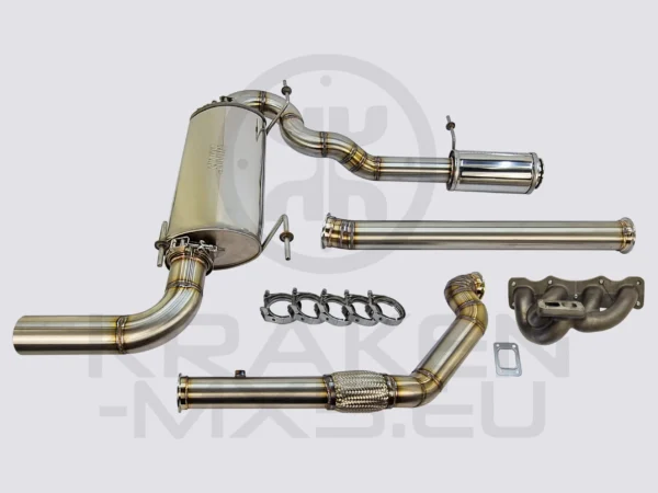 T4 Twin Scroll Manifold & 3" Exhaust for BW EFR 6258/6758/7163 Turbo