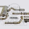 kraken t4 twin scroll manifold and 3inch Exhaust for BW EFR 6258-6758 Turbo with Twin-DUPLEX Muffler